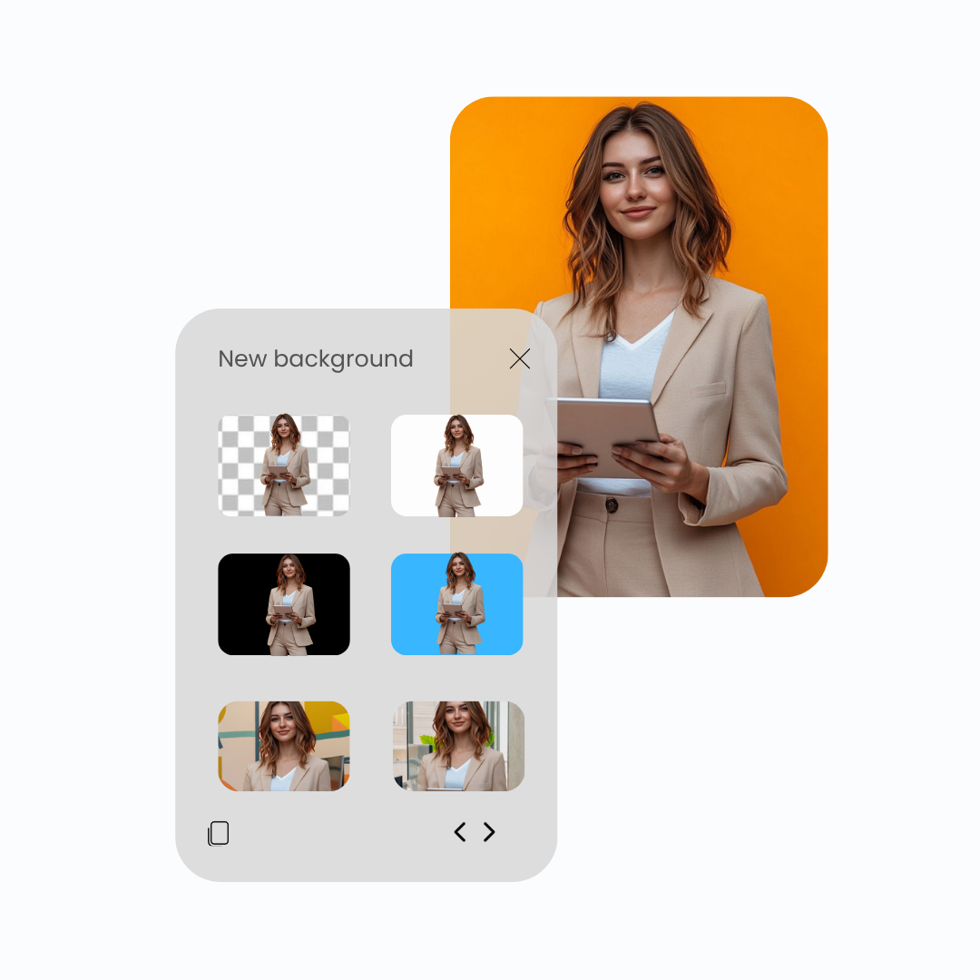 Asset with background automatically removed